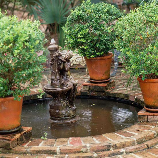 Charm of Garden Fountains 